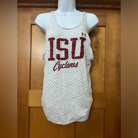 Under Armour Tops - ISU Iowa State Cyclones Under Armour Loose Fit Tank Top Size Medium